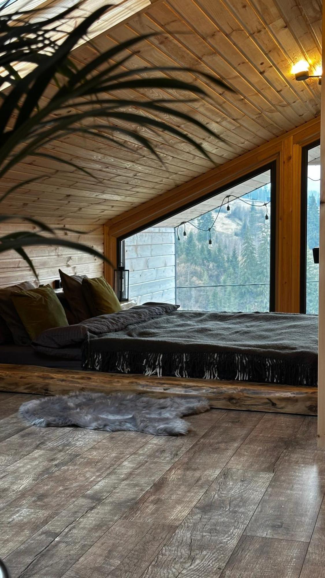 Карпатське Hygge Котедж Для Двох З Чаном-Джакузі У Горах Slavske Esterno foto