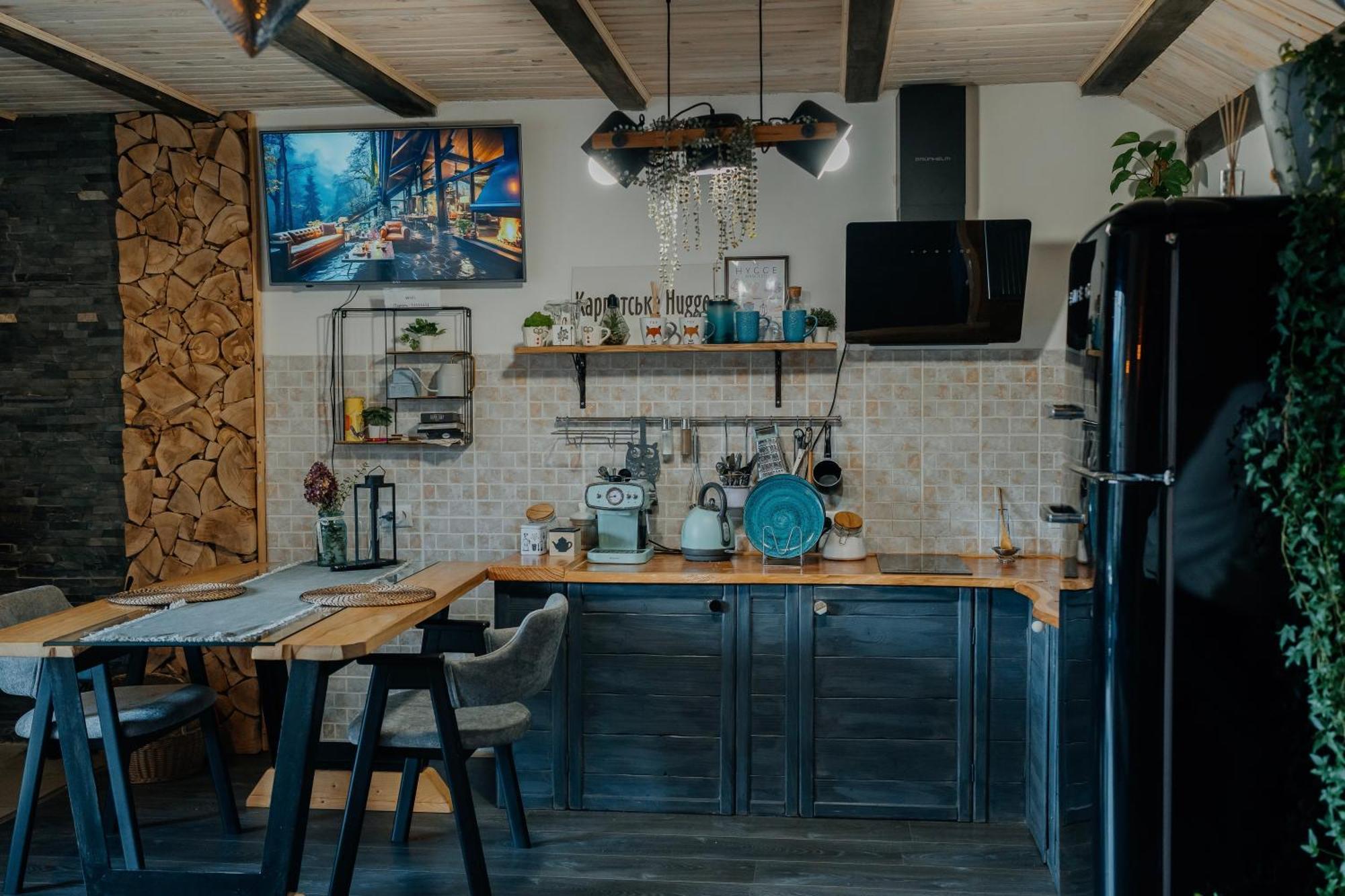 Карпатське Hygge Котедж Для Двох З Чаном-Джакузі У Горах Slavske Esterno foto