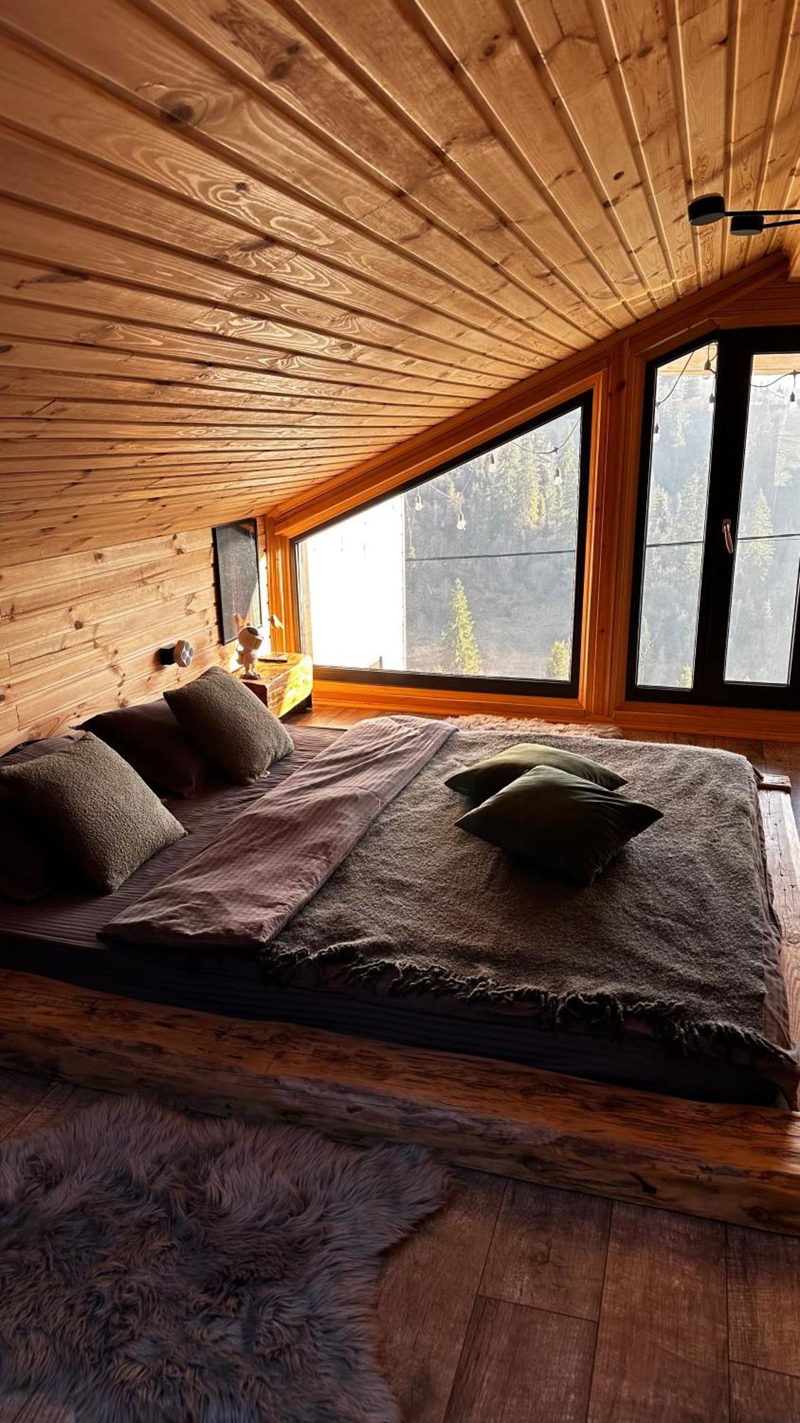 Карпатське Hygge Котедж Для Двох З Чаном-Джакузі У Горах Slavske Esterno foto