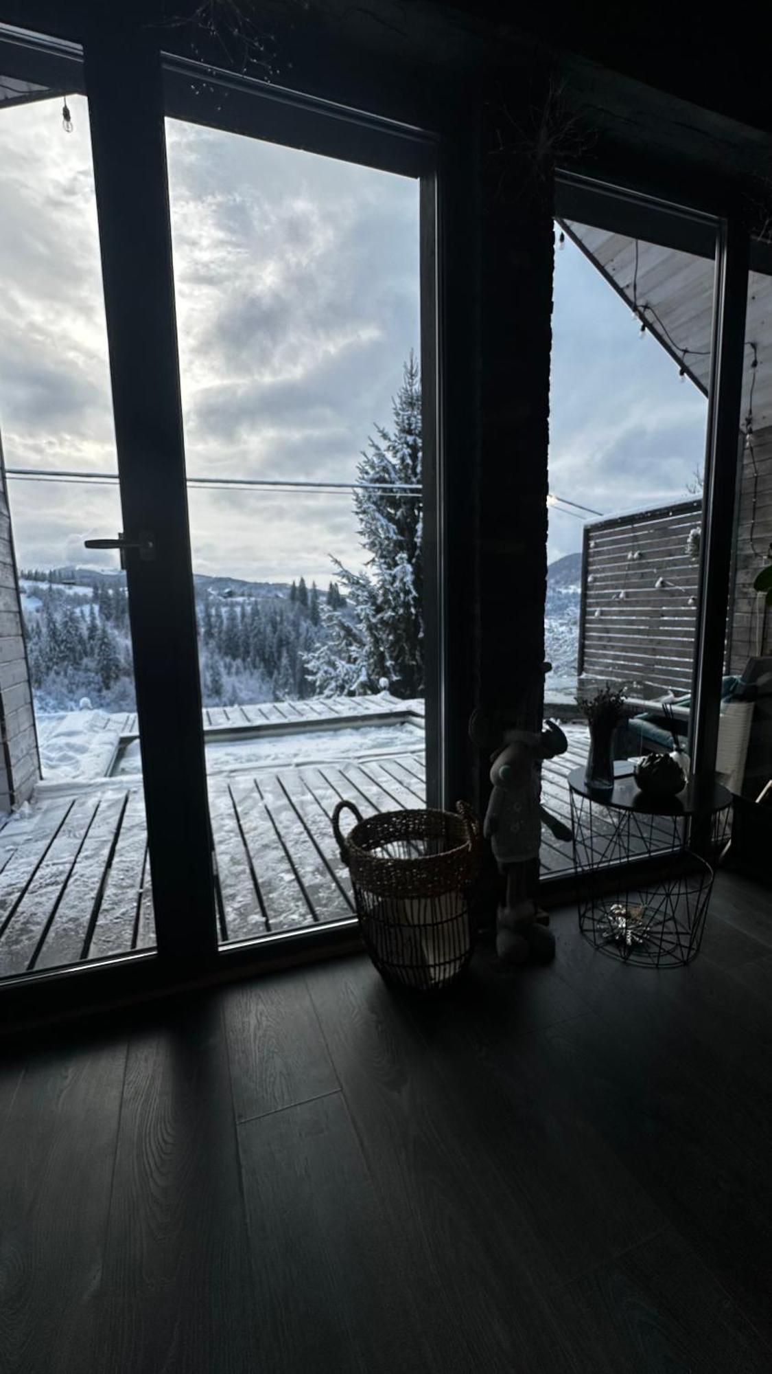 Карпатське Hygge Котедж Для Двох З Чаном-Джакузі У Горах Slavske Esterno foto