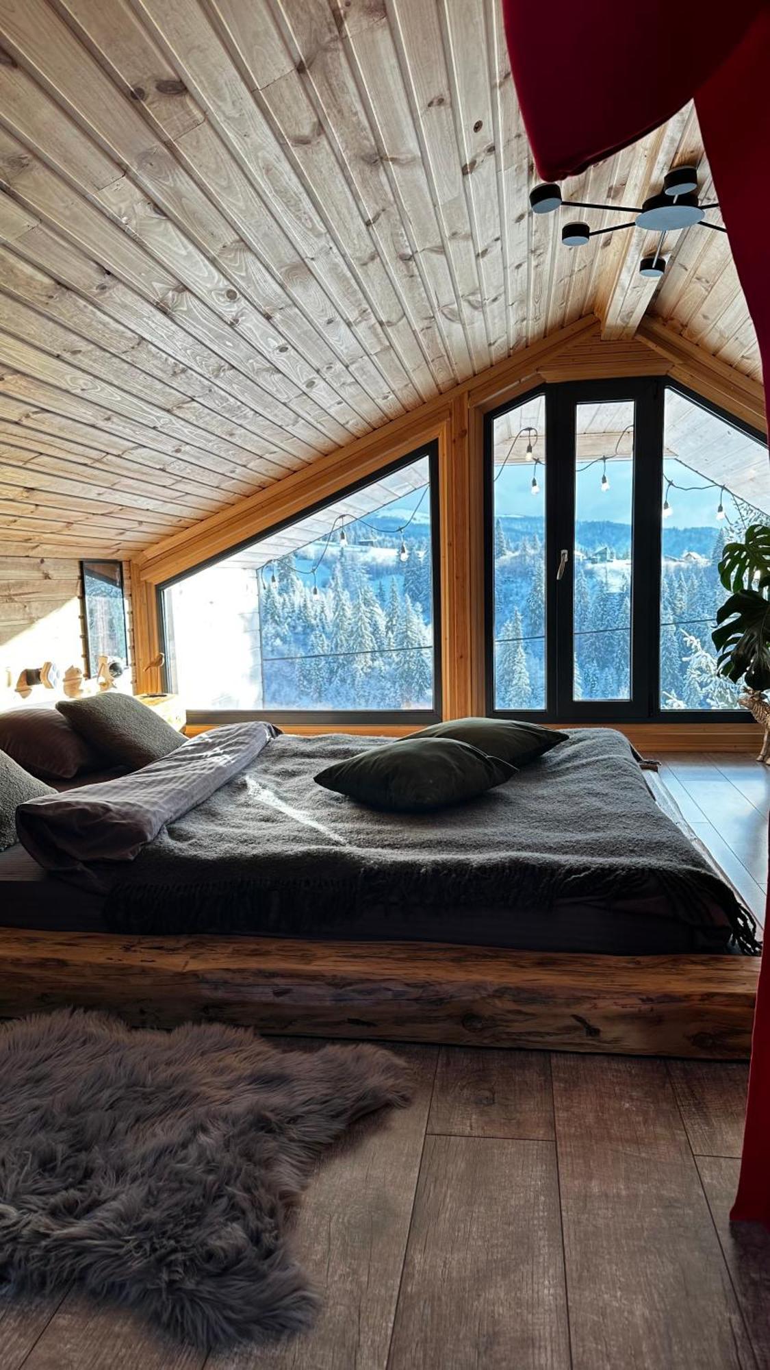 Карпатське Hygge Котедж Для Двох З Чаном-Джакузі У Горах Slavske Esterno foto